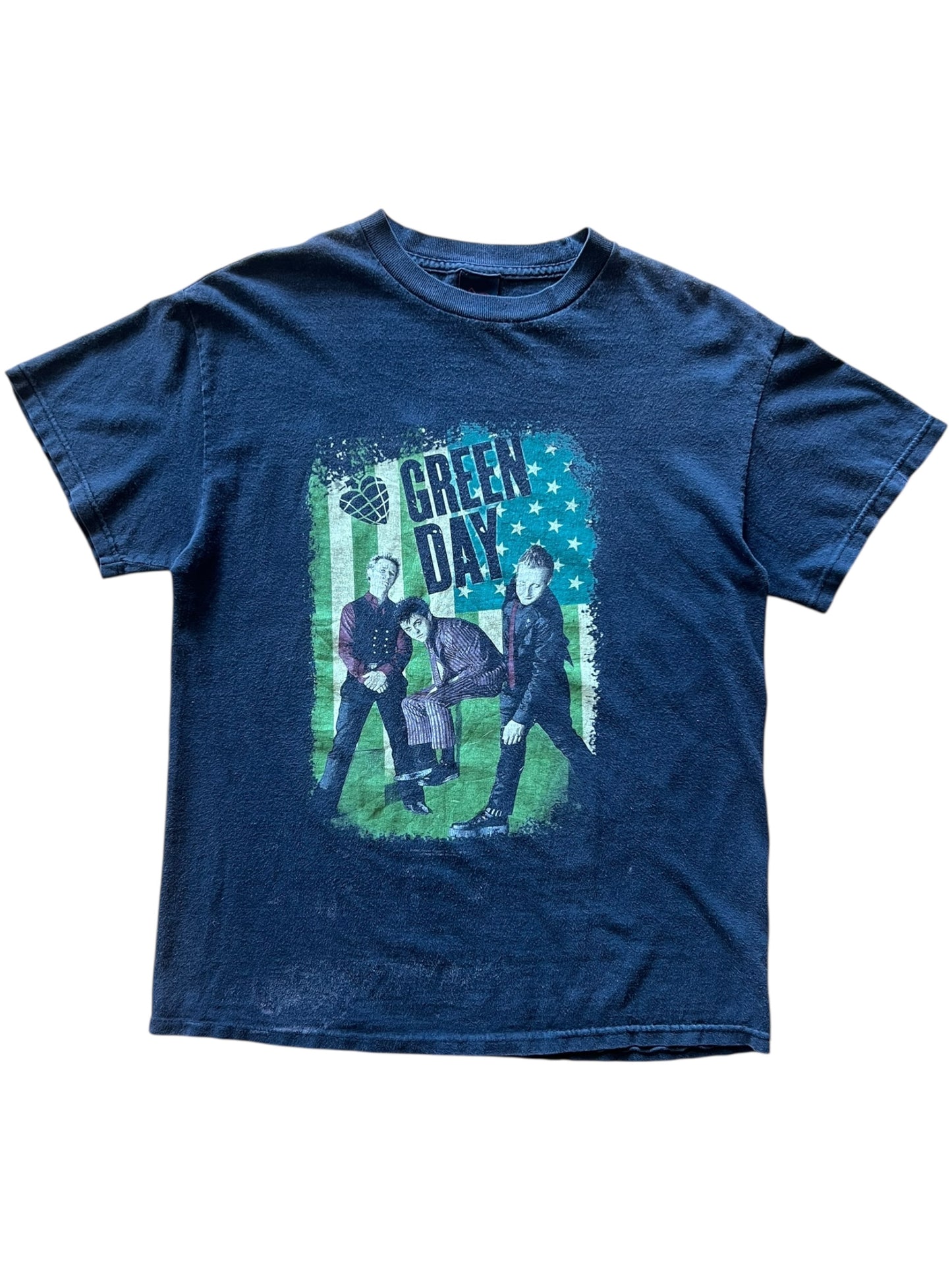 Vintage 2005 Cinderblock Green Day American Idiot band tee (M)