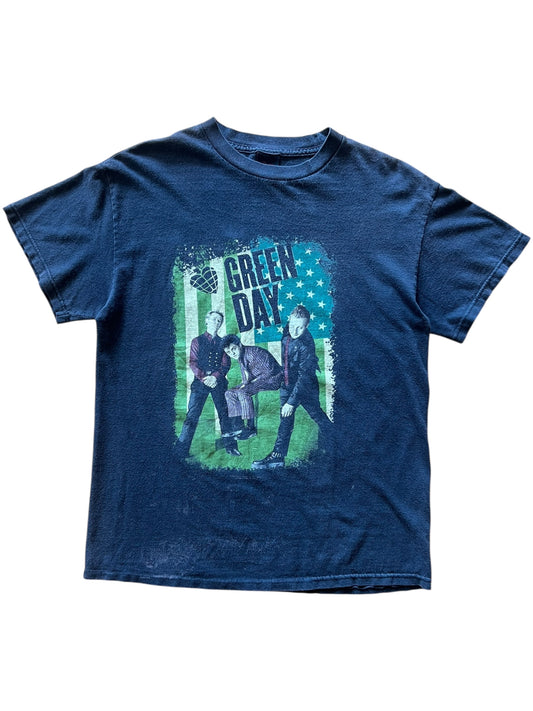 Vintage 2005 Cinderblock Green Day American Idiot band tee (M)
