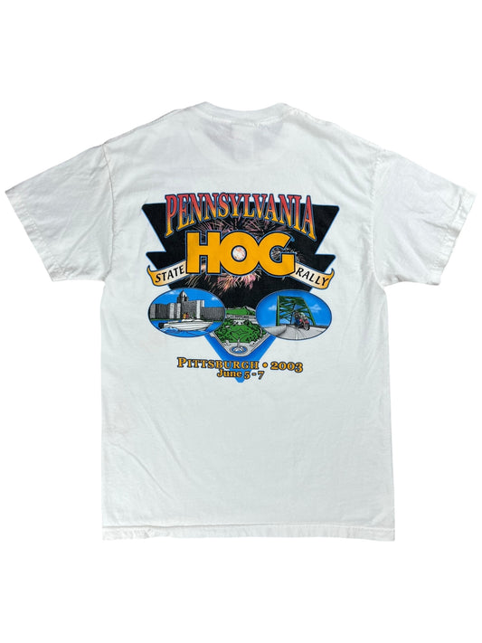 Vintage 2003 Harley Davidson Motorcycles Pittsburgh biker tee (M)