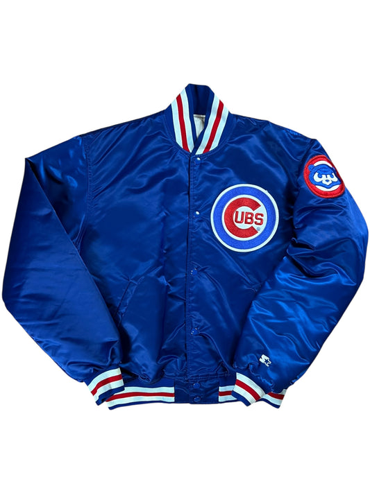 Vintage 80s Starter Chicago Cubs satin jacket (L)