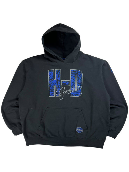 Vintage Y2K Harley Davidson Motorcycles HD hoodie (XL)