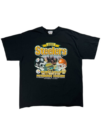 Vintage 2001 Pittsburgh Steelers Cleveland Browns Heinz Field tee (XL)