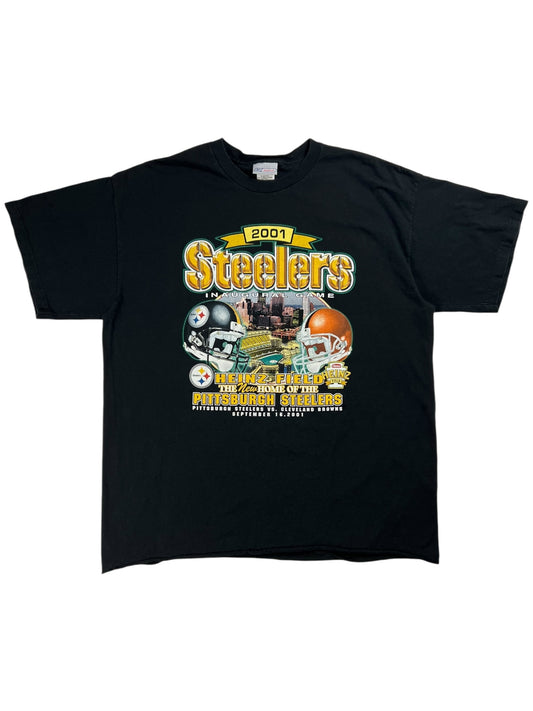 Vintage 2001 Pittsburgh Steelers Cleveland Browns Heinz Field tee (XL)