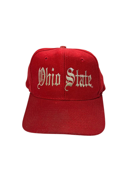Vintage 90s The Game Ohio State University Buckeyes Script wool SnapBack