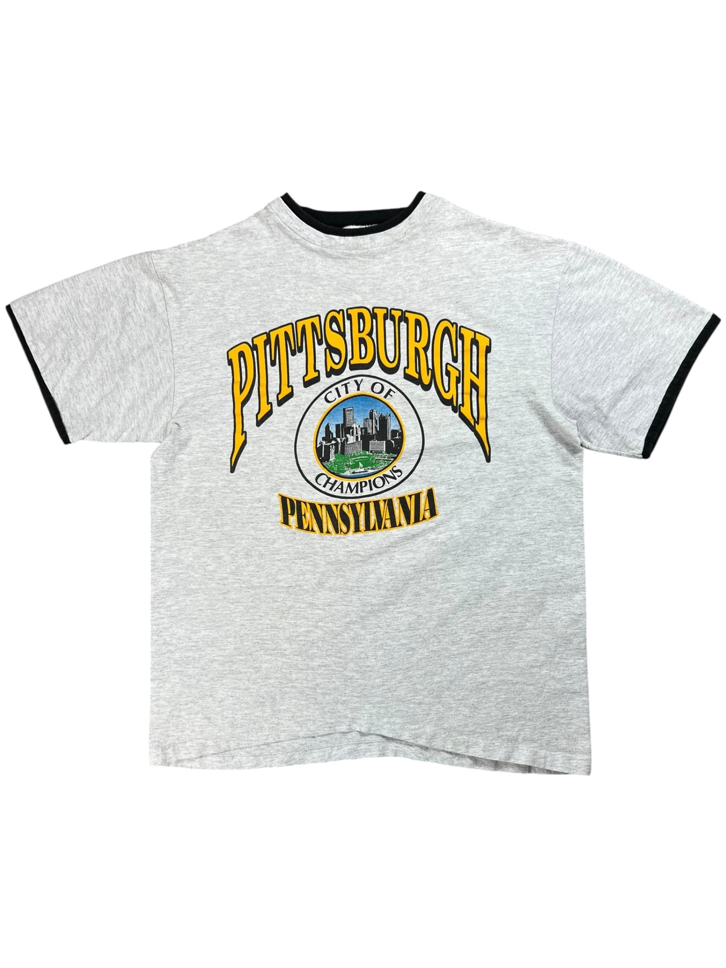 Vintage 90s Pittsburgh Sports City of Champions tee (M)
