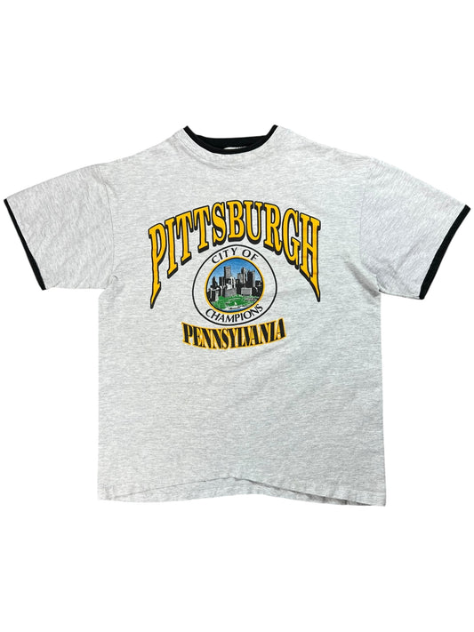 Vintage 90s Pittsburgh Sports City of Champions tee (M)