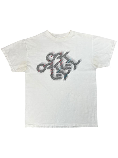 Vintage Y2K Oakley logo tee (M)