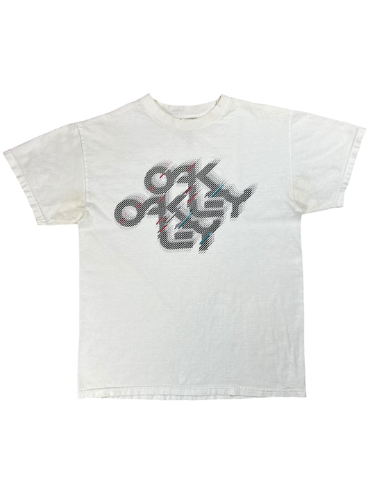 Vintage Y2K Oakley logo tee (M)