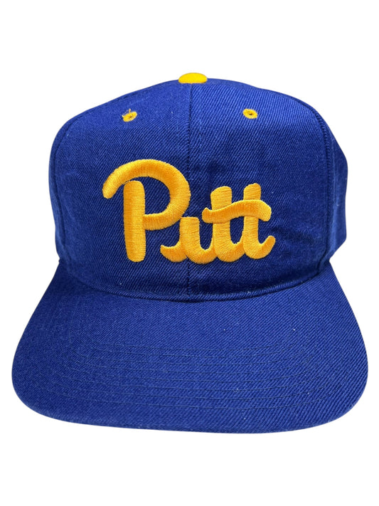 Vintage 90s Pitt Panthers University of Pittsburgh wool SnapBack