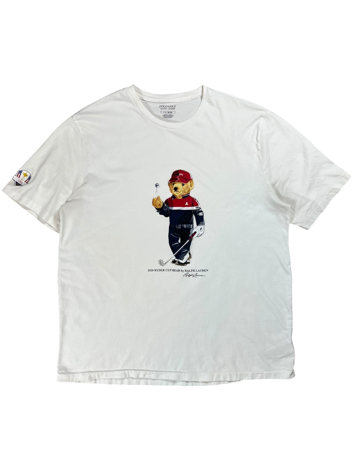 2020 Polo Ralph Lauren Golf Polo Bear Ryder Cup USA tee (L)