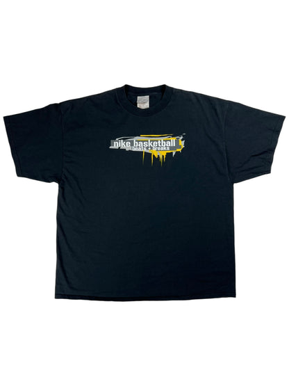 Vintage Y2K Nike Basketball beats + breaks tee (XL)