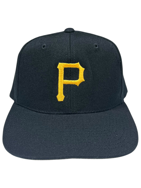 Vintage 90s Sports Specialties Pittsburgh Pirates plain logo wool SnapBack