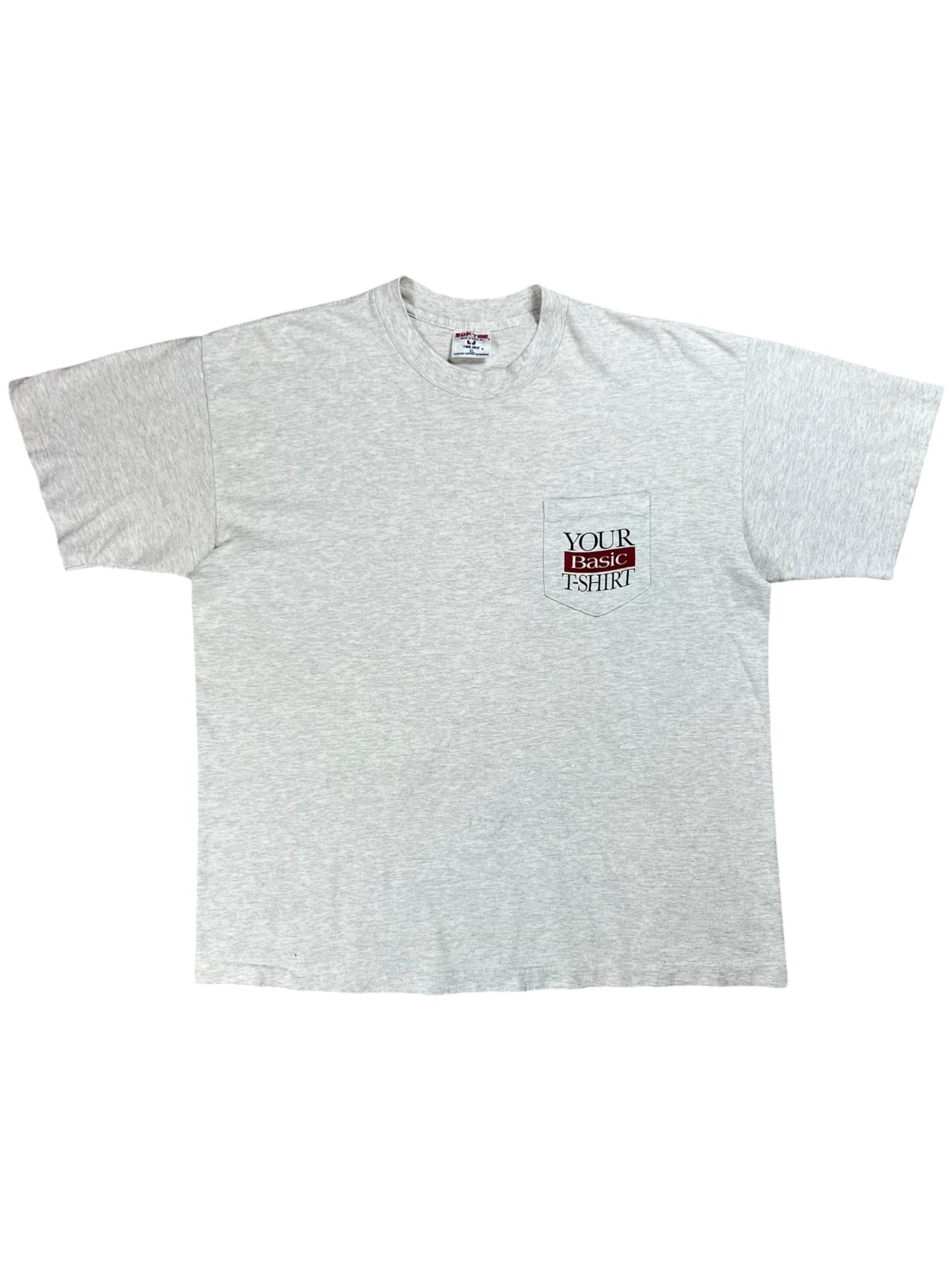 Vintage 90s Your Basic T-Shirt pocket tee (XL)