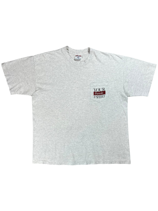 Vintage 90s Your Basic T-Shirt pocket tee (XL)