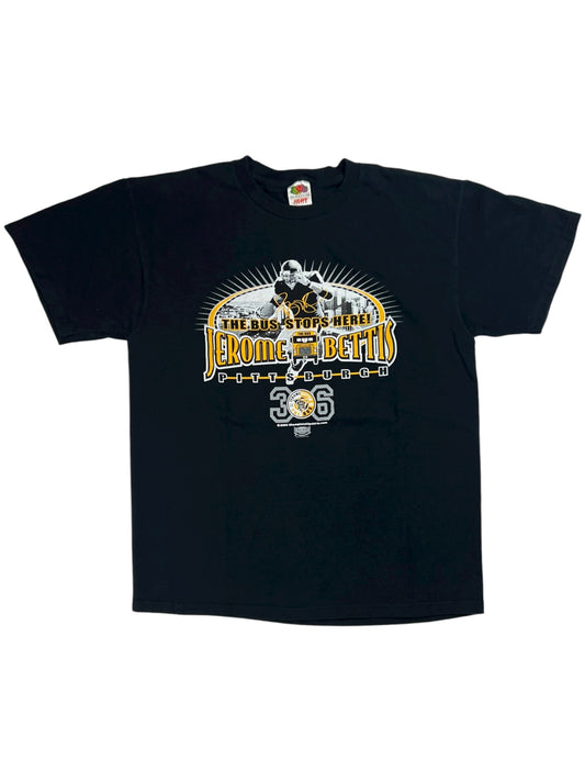 Vintage 2004 Pittsburgh Steelers Jerome Bettis “The Bus” tee (M)