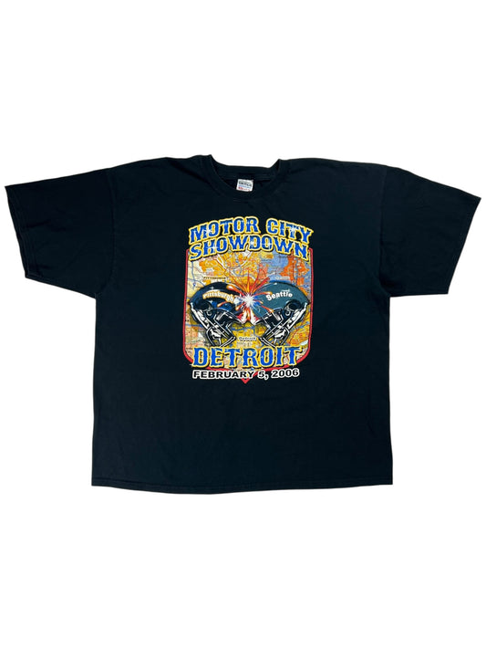 Vintage 2006 Pittsburgh Steelers Super Bowl XL Motor City tee (XXL)
