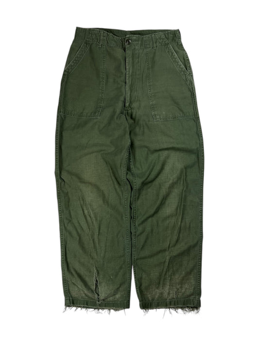 Vintage 1970s OG-107 Type 1 military Vietnam worn pants (30x28)