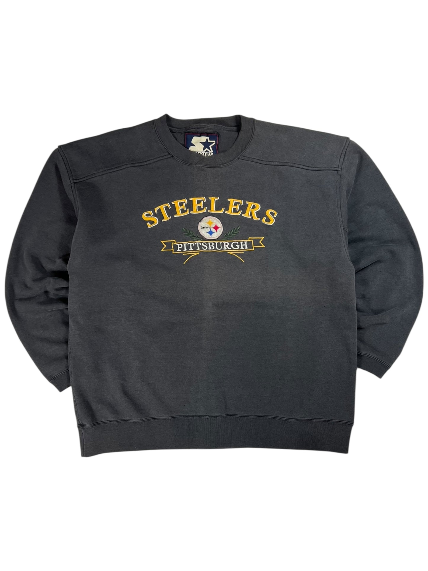 Vintage 90s Starter Pittsburgh Steelers faded crewneck (L)