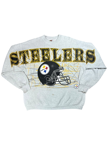 Vintage 90s Pittsburgh Steelers spell out crewneck (XL)