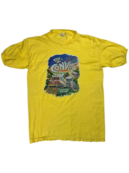Vintage 1970s CONVOY reefer movie promo tee (M)
