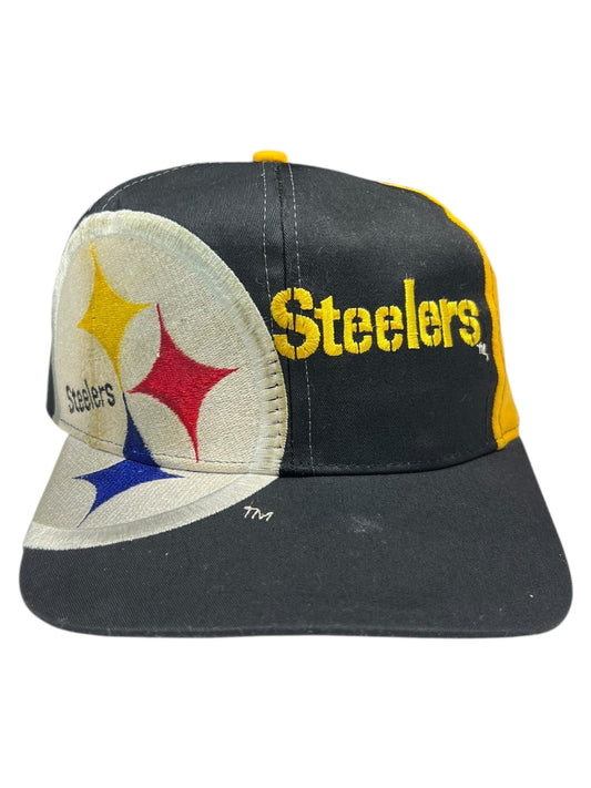 Vintage 90s Pittsburgh Steelers Big Logo Eastport SnapBack