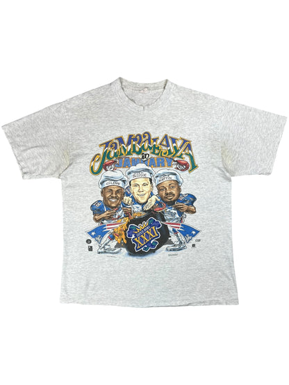 Vintage 1997 Shirt Xplosion New England Patriots caricature Jambalaya tee (L)