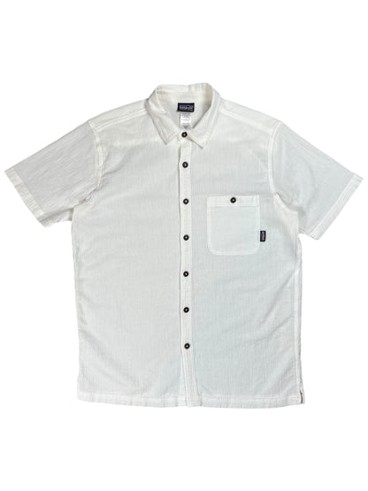 2009 Patagonia organic cotton white button up shirt (M)