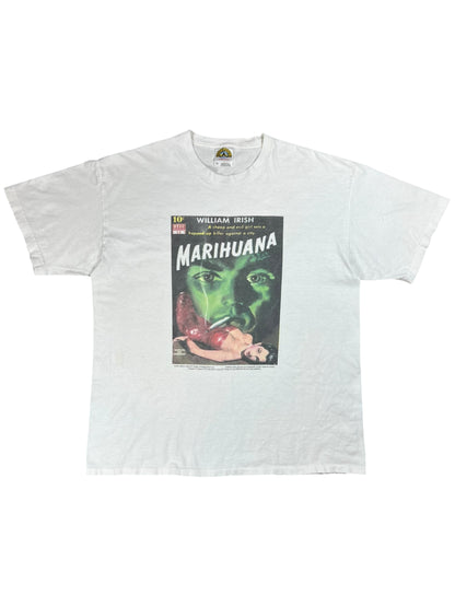 Vintage 1996 Marihuana William Irish Movie poster Reefer Madness tee (XL)