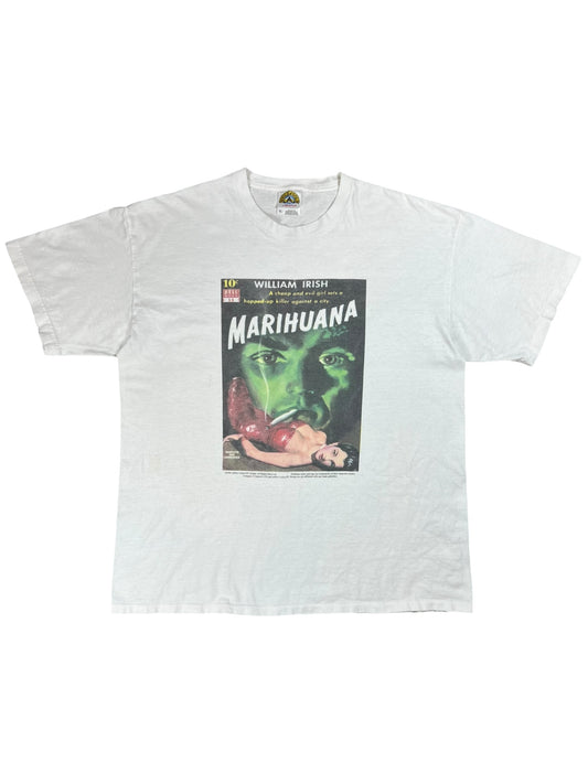 Vintage 1996 Marihuana William Irish Movie poster Reefer Madness tee (XL)