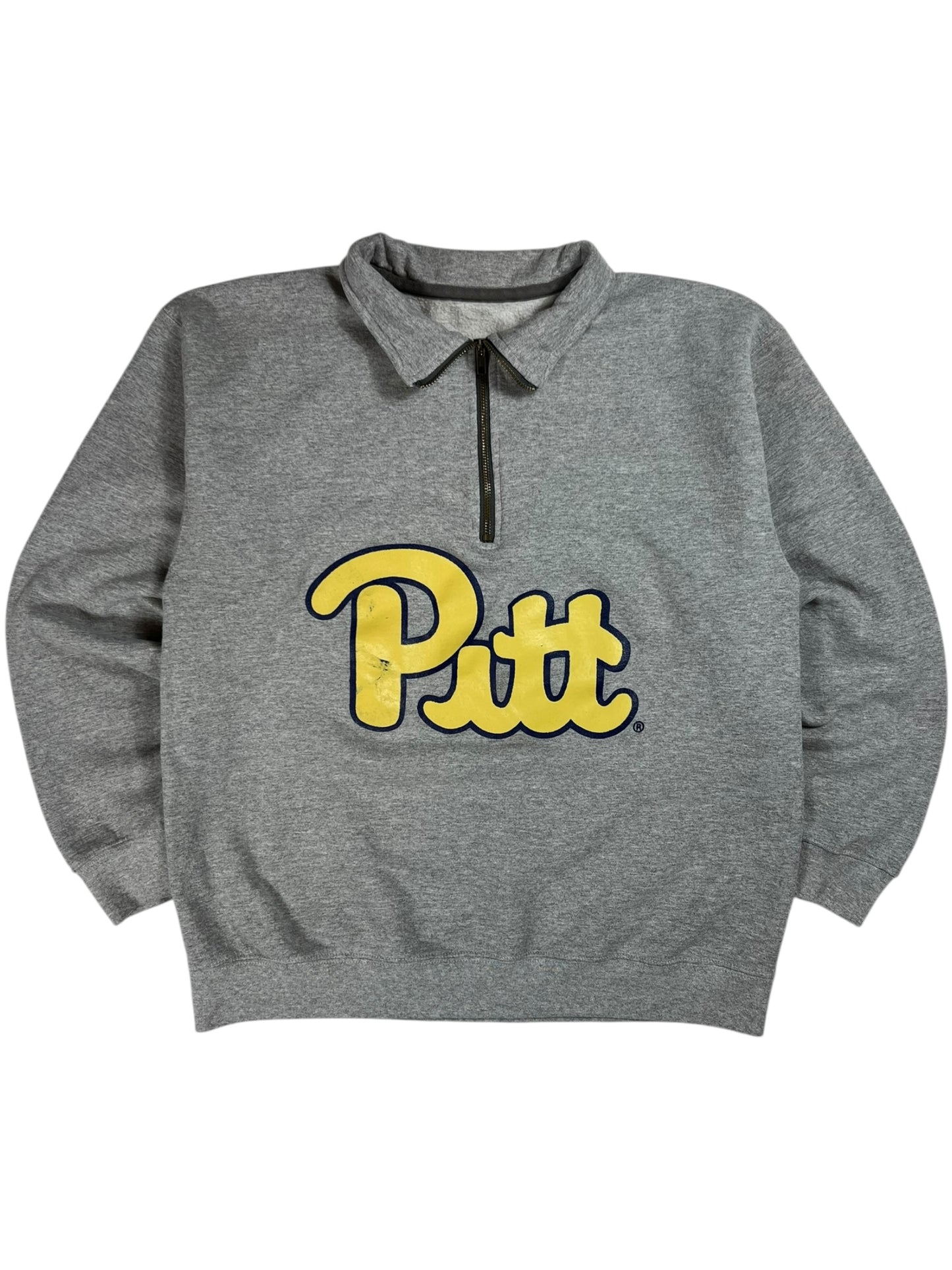 Vintage Y2K Pitt Panthers University of Pittsburgh 1/4 zip sweatshirt (M)
