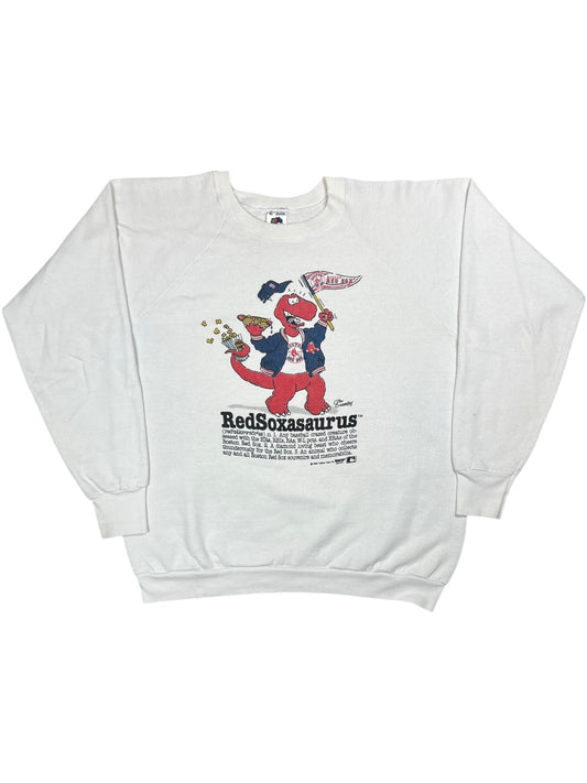 Vintage 1989 Talking Tops Redsoxasaurus Boston Red Sox Cliff Galbraith crewneck (L/XL)