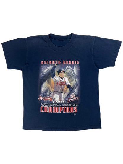Vintage 1999 Atlanta Braves National League Champs tee (XS)