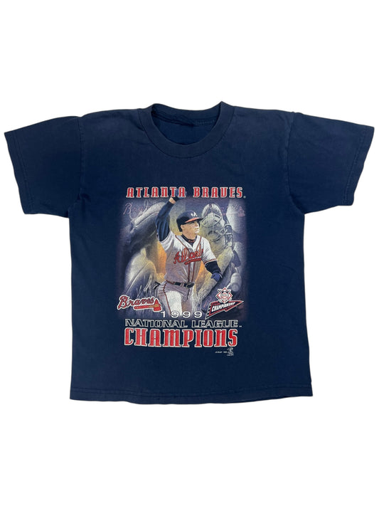 Vintage 1999 Atlanta Braves National League Champs tee (XS)