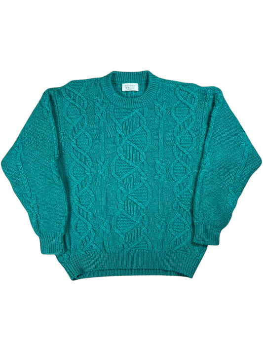 Vintage 80s United Colors of Benetton Shetland wool fisherman’s sweater (M/L)