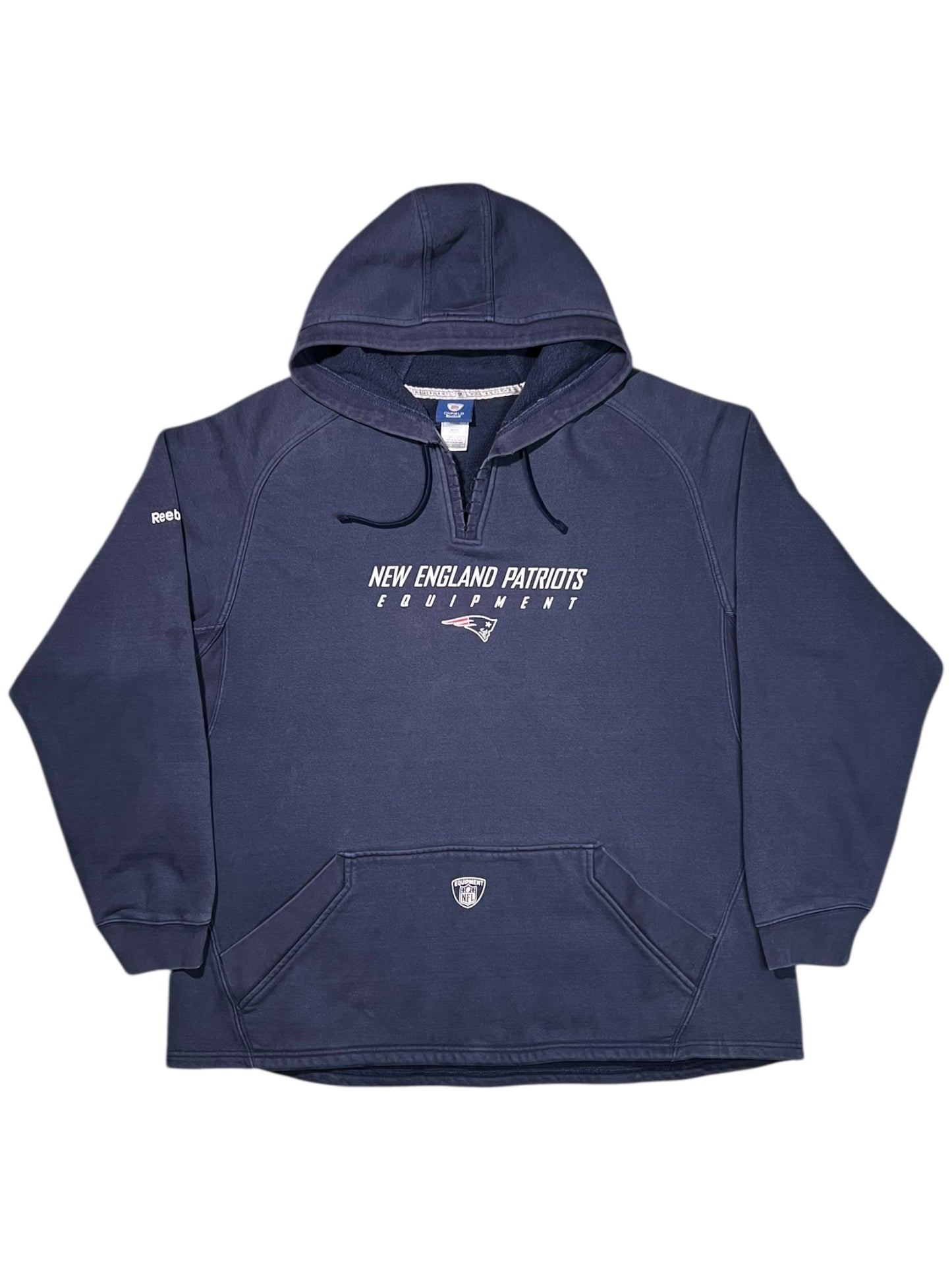 Vintage Reebok New England Patriots Bill Belichick worn hoodie (XXL)