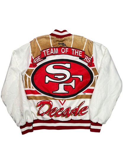 Vintage 90s Chalk Line San Francisco 49ers Fanimation NFL jacket (S)