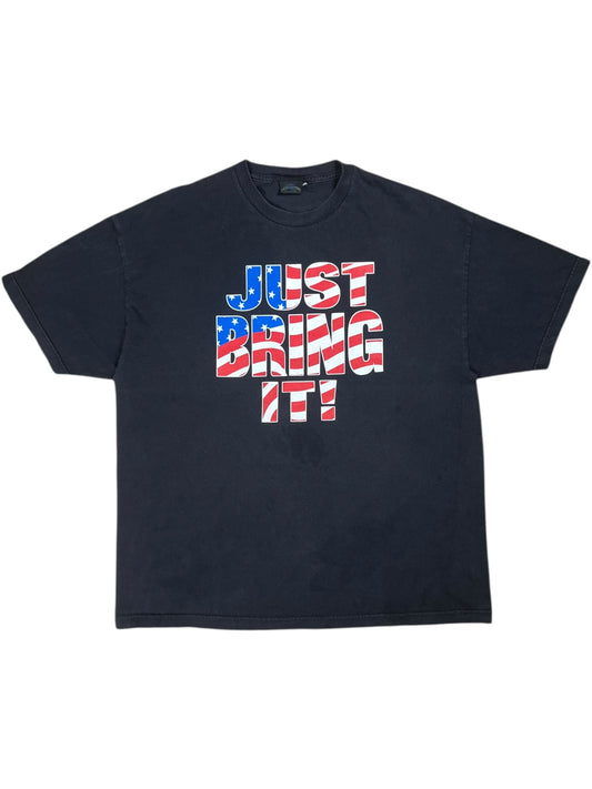 Vintage 2001 WWE The Rock JUST BRING IT! Faded Wrestling tee (XL)