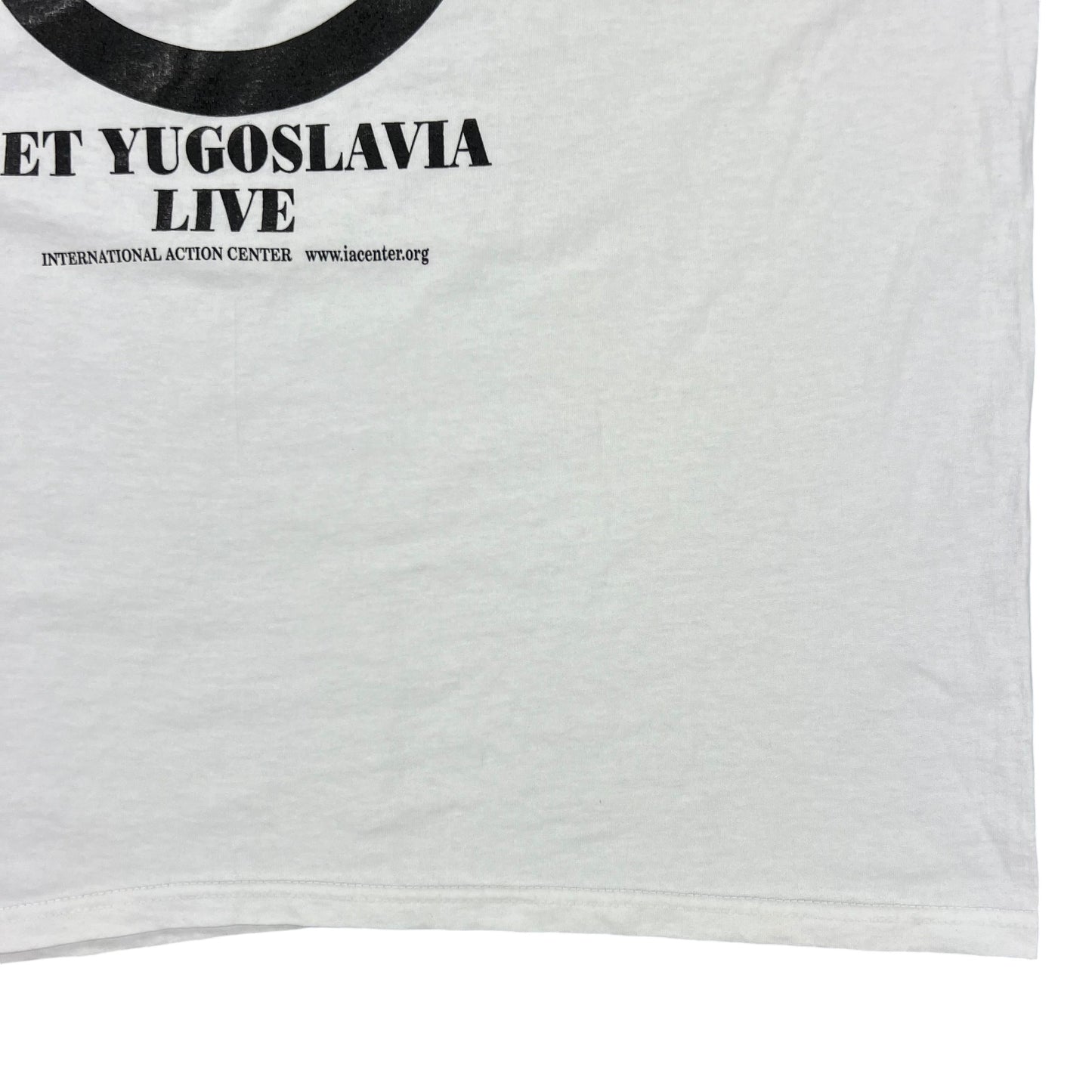 Vintage Y2K Stop The War, Let Yugoslavia Live tee (XL)