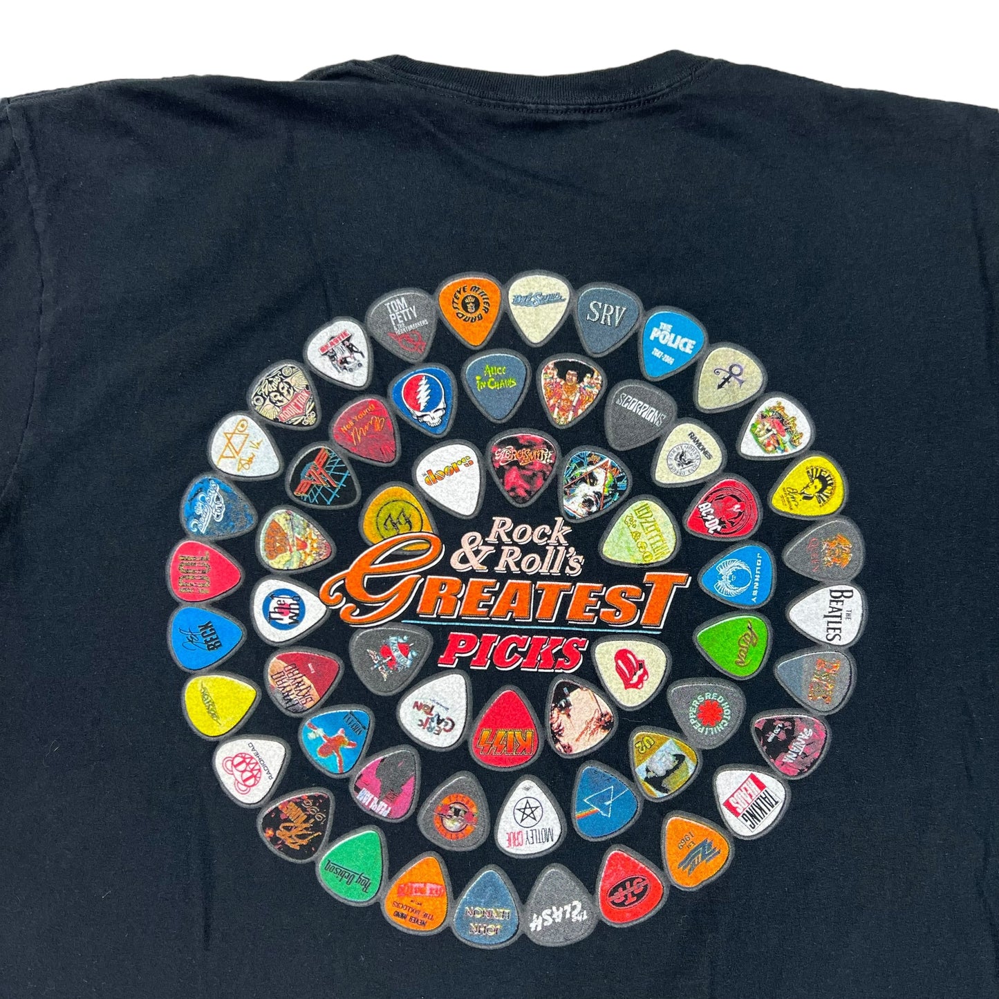 Y2K Rock & Rolls Greatest Guitar Picks tee (XL)