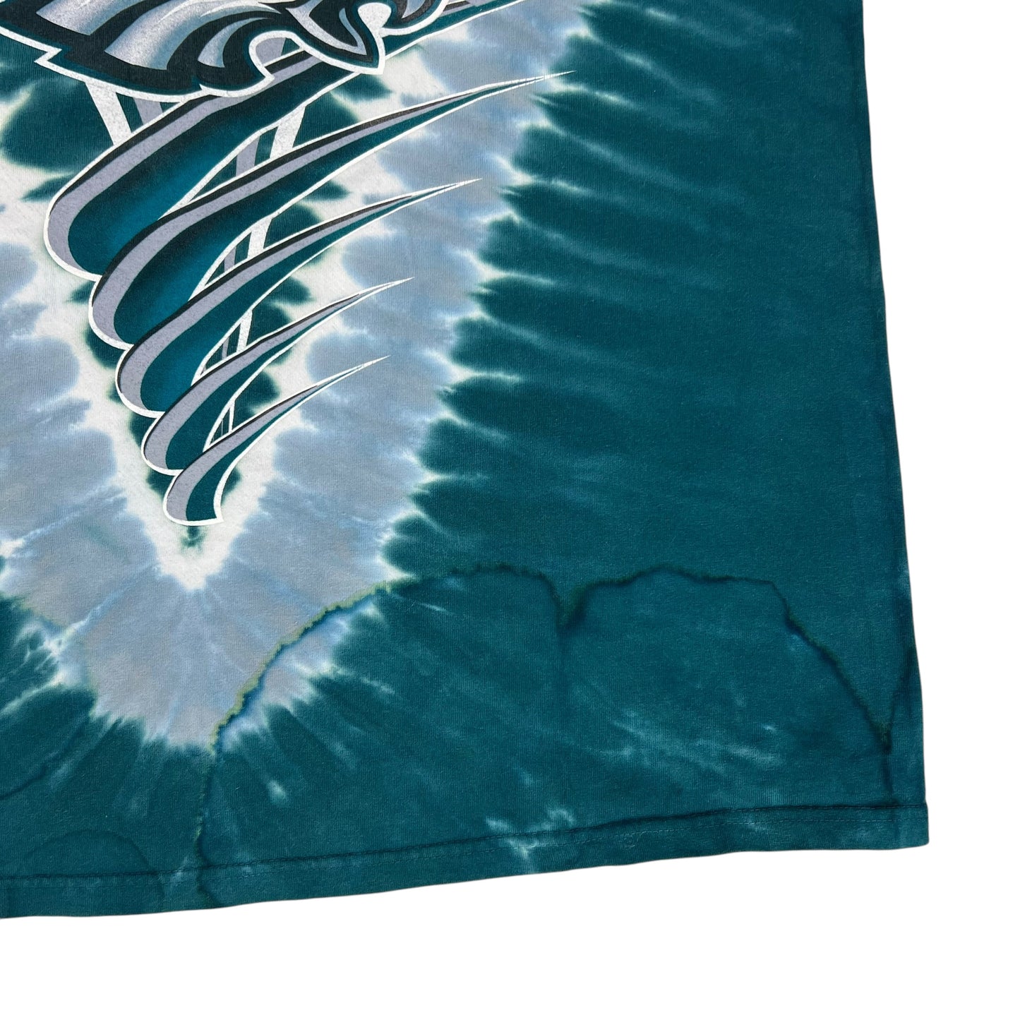 Vintage Y2K Philadelphia Eagles tie dye NFL tee (XL)