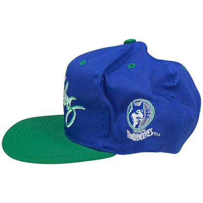 Vintage 90s NBA Minnesota Timberwolves script SnapBack