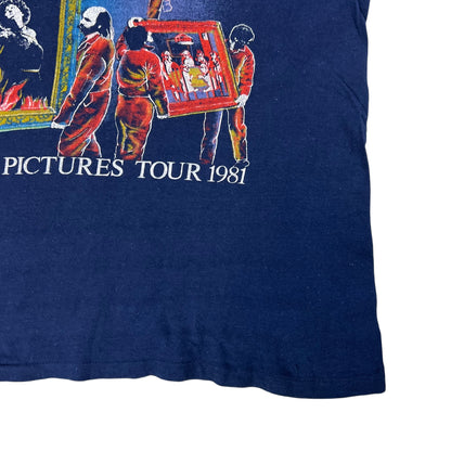 Vintage 1981 RUSH Moving Pictures Tour band tee (M)