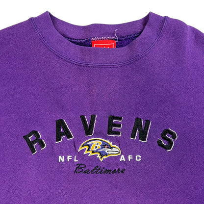 Vintage Y2K Baltimore Ravens NFL crewneck (XL)