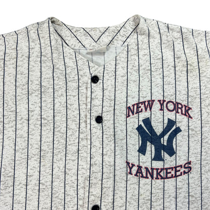 Vintage 90s New York Yankees pin stripe jersey (XL)
