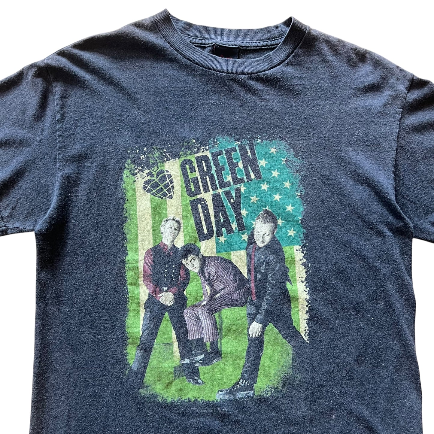 Vintage 2005 Cinderblock Green Day American Idiot band tee (M)