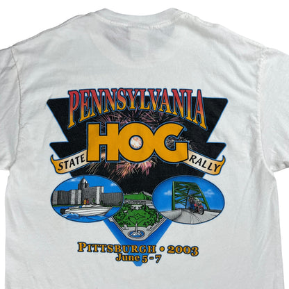 Vintage 2003 Harley Davidson Motorcycles Pittsburgh biker tee (M)
