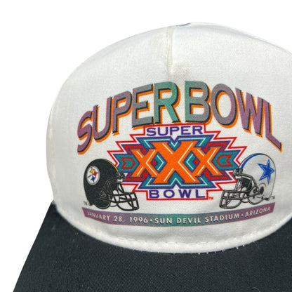 Vintage 1996 Pittsburgh Steelers Dallas Cowboys Super Bowl SnapBack