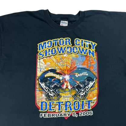Vintage 2006 Pittsburgh Steelers Super Bowl XL Motor City tee (XXL)