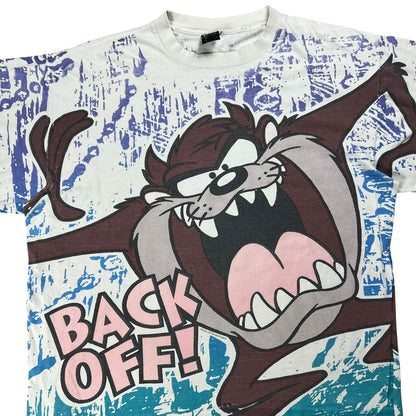 Vintage 1993 Looney Tunes Taz Tasmanian Devil all over print tee (XXL)