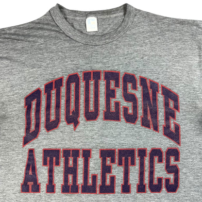 Vintage 90s Russell Athletic Duquesne University Athletics faded tee (L)